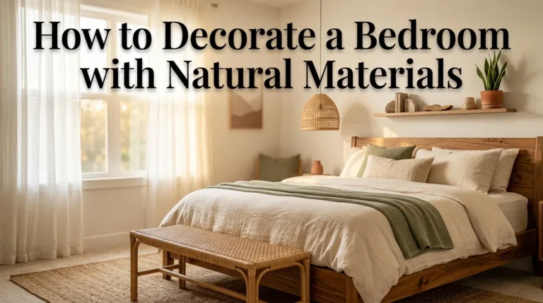 How to Decorate a Bedroom with Natural Materials