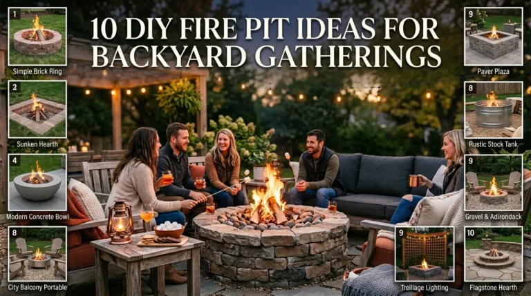 10 DIY Fire Pit Ideas for Backyard Gatherings