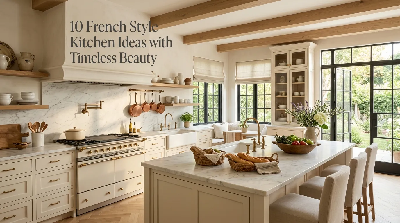10 French Style Kitchen Ideas with Timeless Beauty