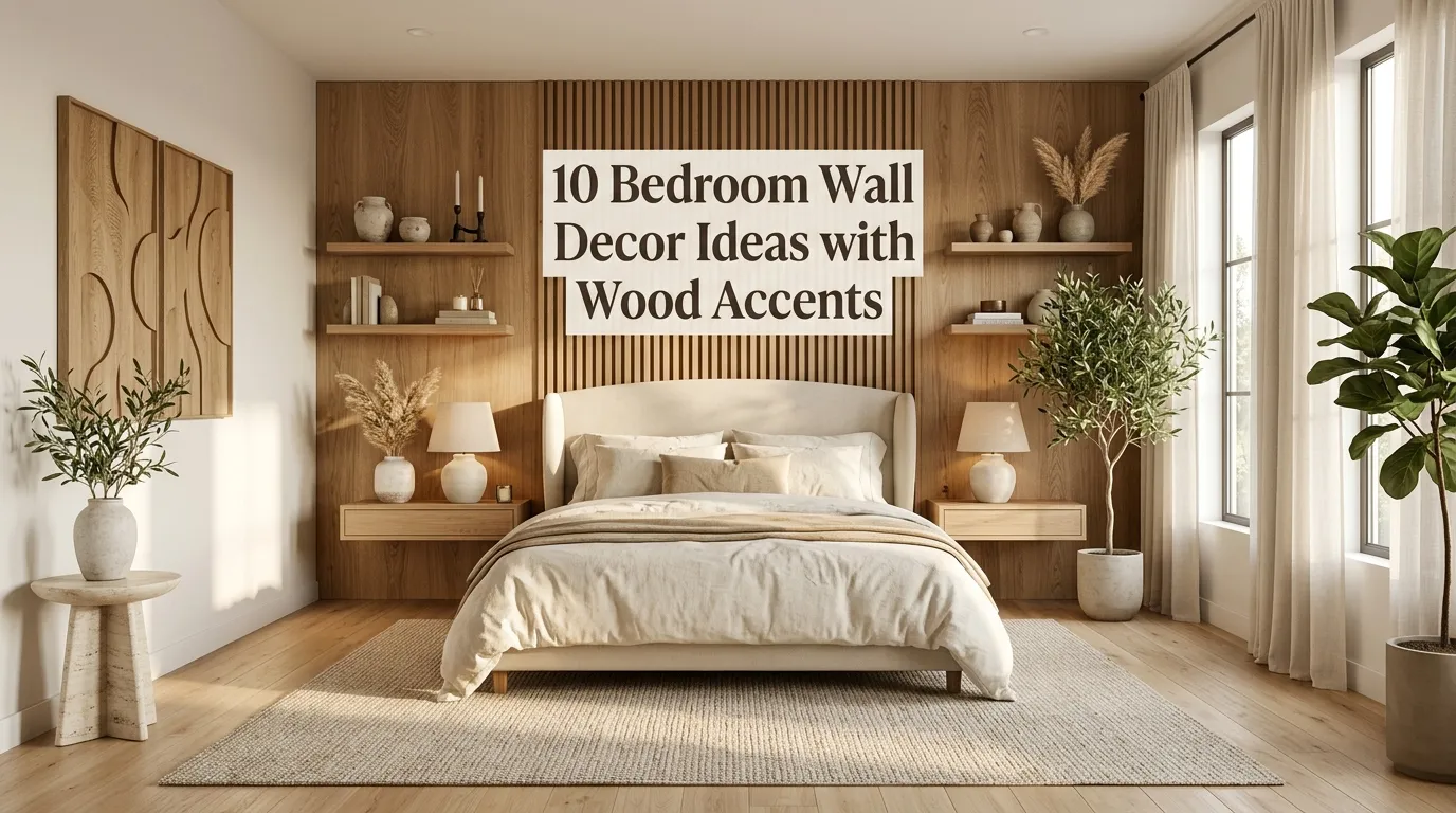 10 Bedroom Wall Decor Ideas with Wood Accents
