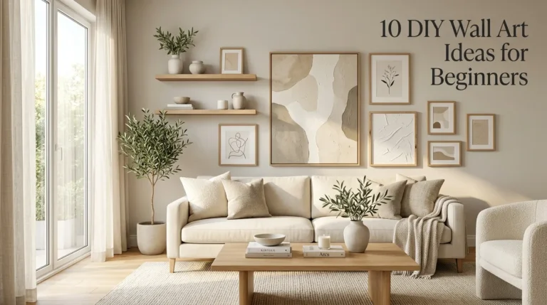 10 DIY Wall Art Ideas for Beginners
