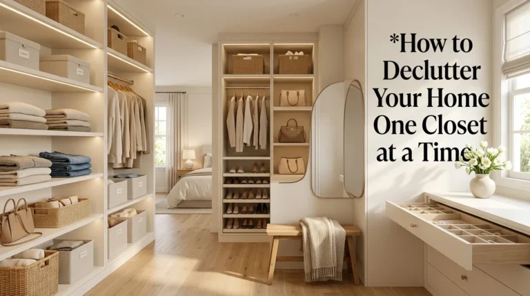 How to Declutter Your Home One Closet at a Time