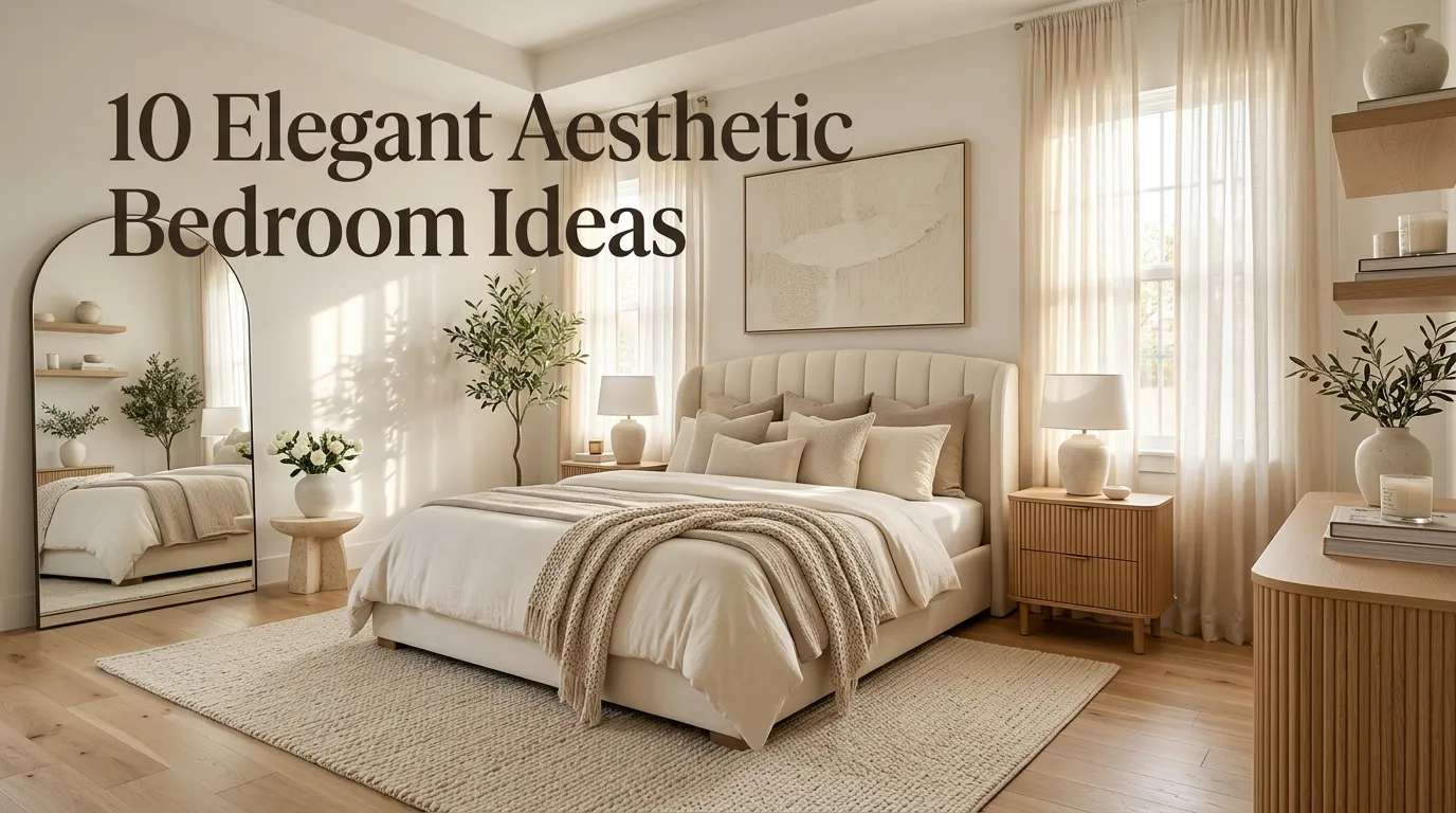 10 Elegant Aesthetic Bedroom Ideas