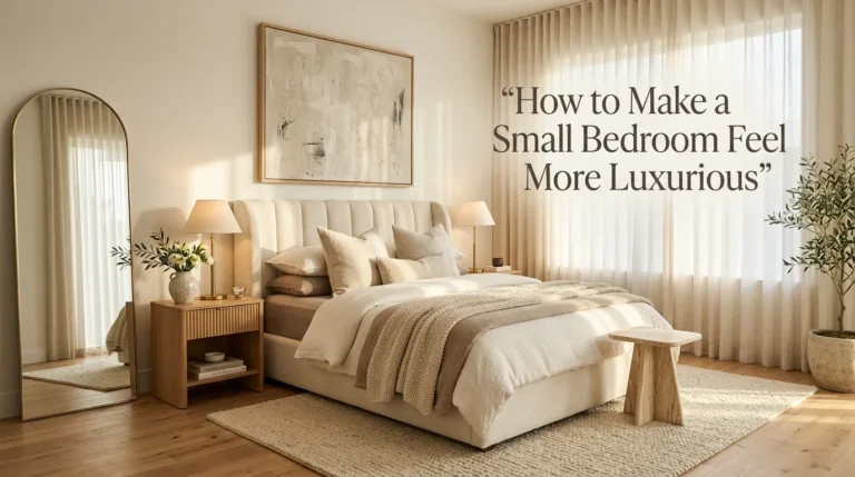 How to Make a Small Bedroom Feel More Luxurious