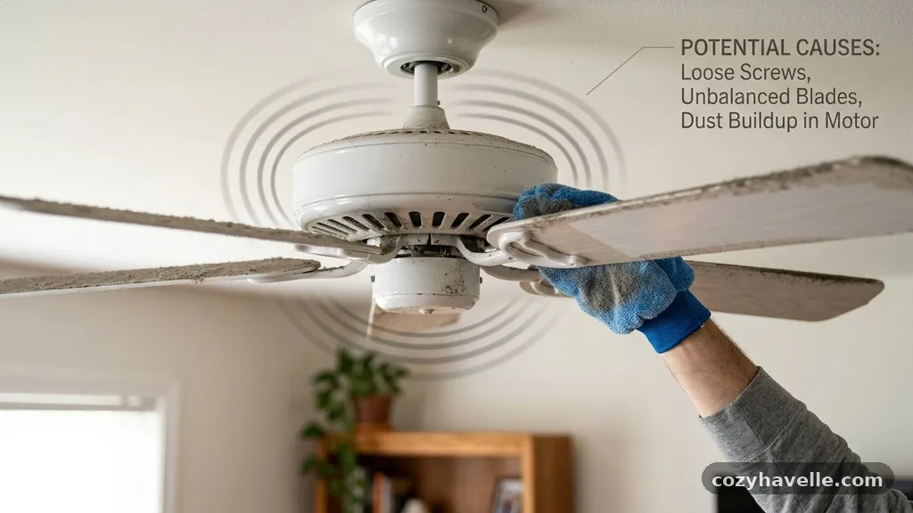 Managing Dust and Debris - Why Is Your Ceiling Fan Motor Making a Loud Humming or Buzzing Noise?