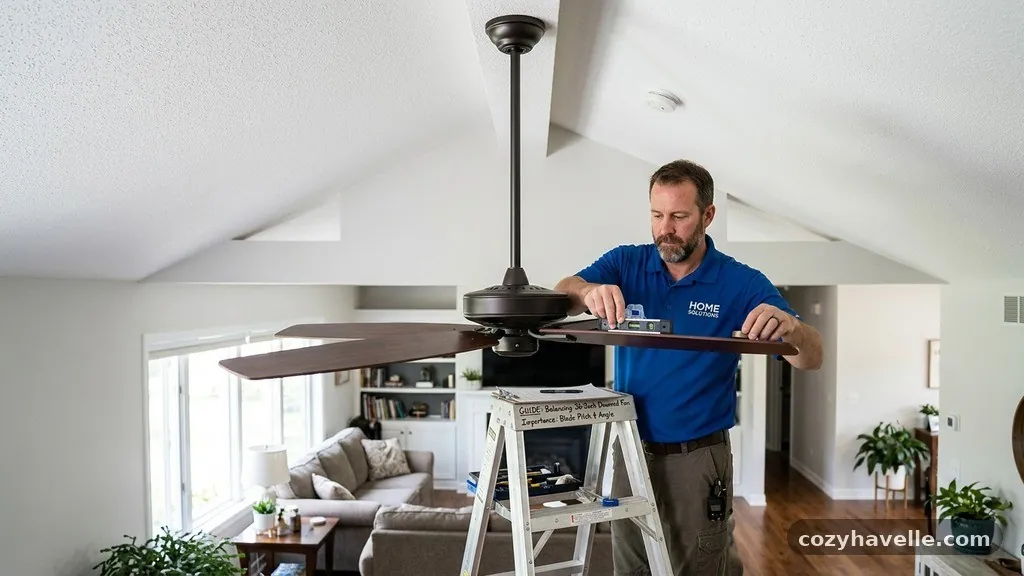 The Importance of Blade Pitch - How to Balance a Ceiling Fan That Wobbles on a Long 36-Inch Downrod