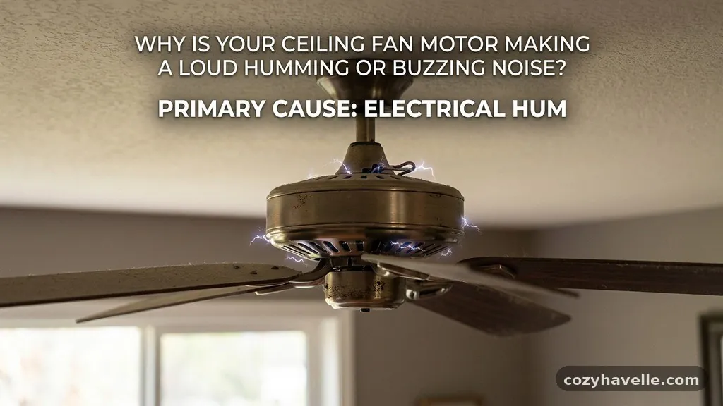 The Primary Cause of Electrical Hum - Why Is Your Ceiling Fan Motor Making a Loud Humming or Buzzing Noise?