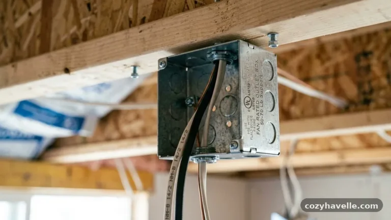 What Is a Fan-Rated Metal Outlet Box (UL Listed 50-70 Lb Support)?