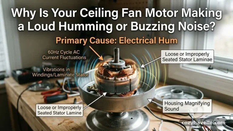 Why Is Your Ceiling Fan Motor Making a Loud Humming or Buzzing Noise?